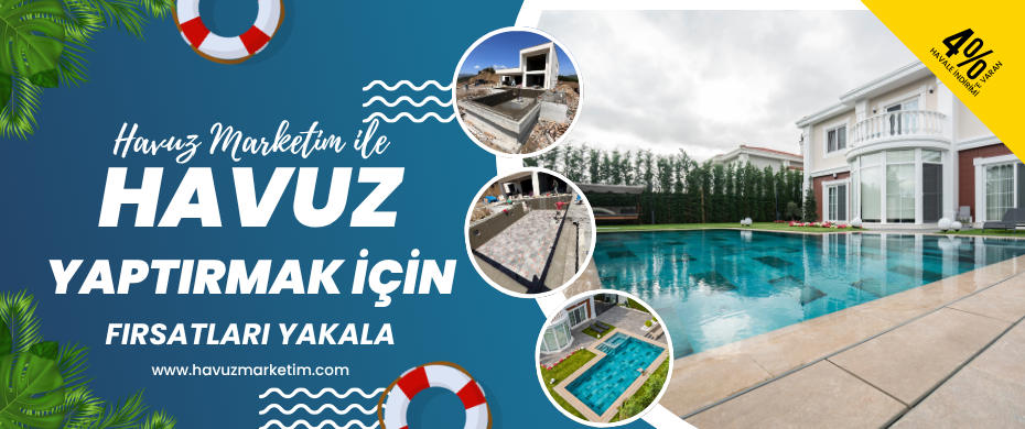 Anahtar teslim havuzlar için bizimle iletişime geçin.