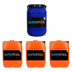 Set 4 - SPP Superpool 4'lü Havuz Bakım Kimyasal Seti 25 KG