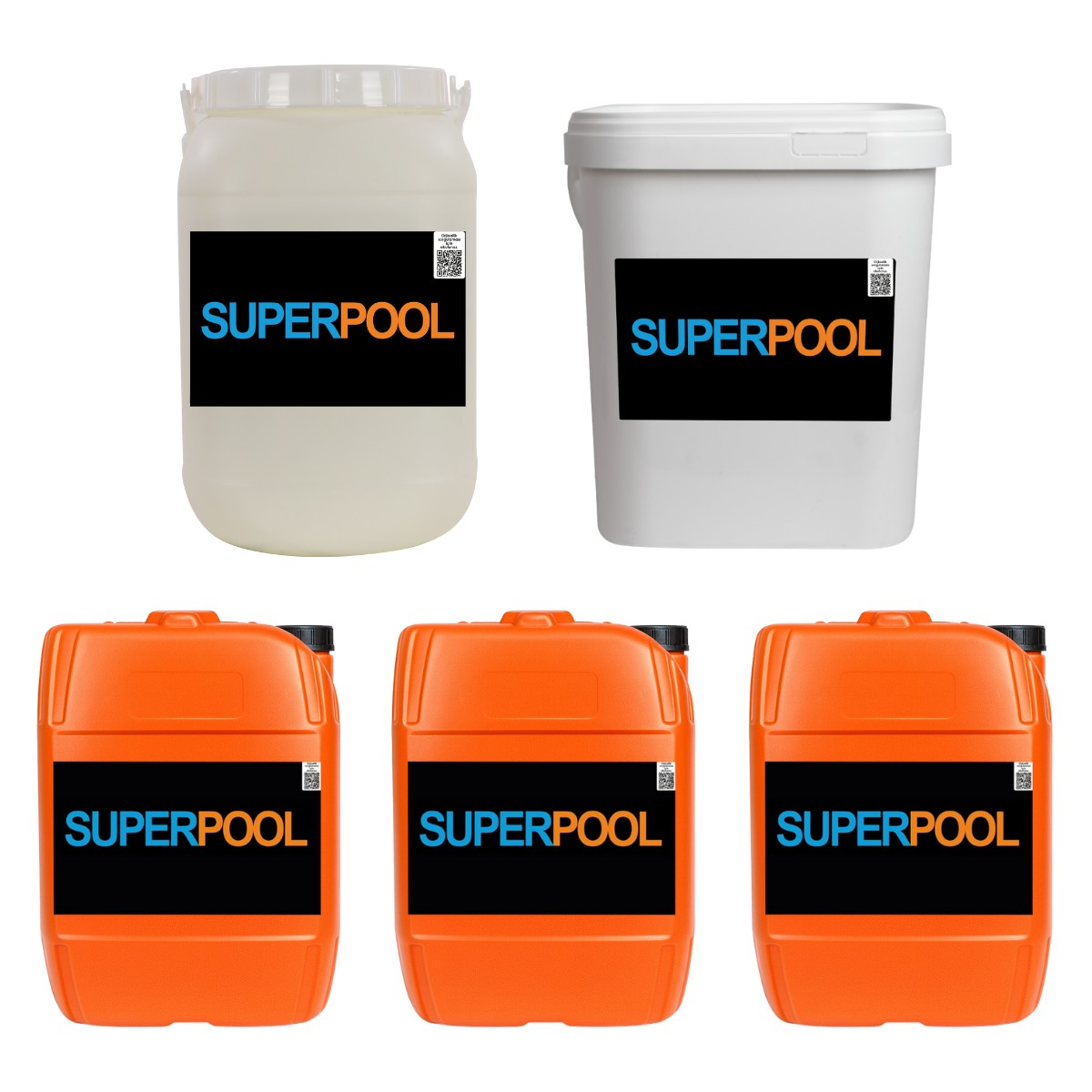 Set 8 - SPP Superpool 30-50 m3 1 Aylık Havuz Bakım Seti