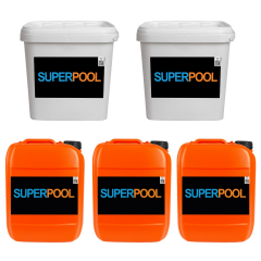 Set 9 - SPP Superpool 0-30 m3 2 Aylık Havuz Bakım Seti
