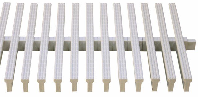 HM 25 cm Tek Geçme I Kesit Savak Havuz Izgarası 5 Metre - Havuz Ekipmanı