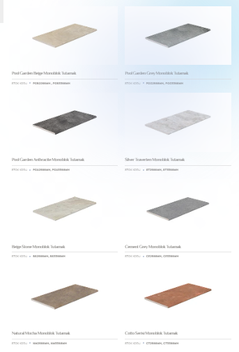 Serapool Monoblok Tutamak 33x66x1.8 cm