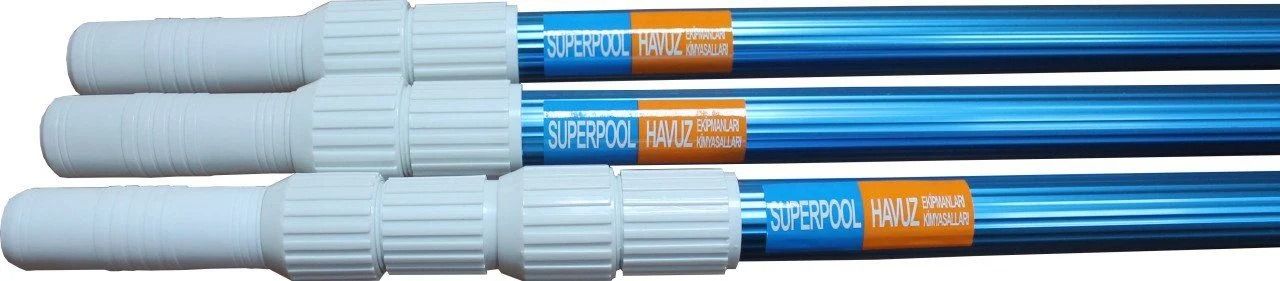 Superpool 3x3 mt Teleskopik Süpürge Sapı - Havuz Bakım Ekipmanı