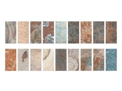Serapool Fossil Mix Serisi 33x66cm Porselen Seramik Karo