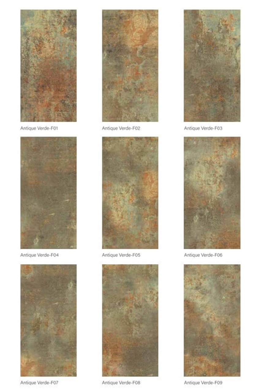 Serapool Porselen Karo Antique Verde