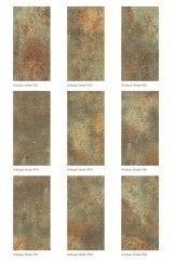 Serapool Porselen Karo Antique Verde