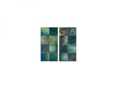 Serapool Piazza Green 33x66cm Porselen Karo