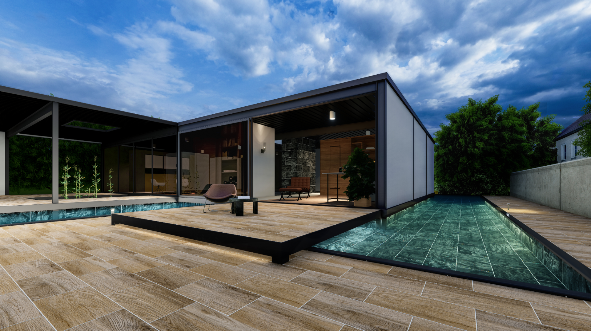 Serapool Natural Wood Serisi 33x66cm - İç ve Dış Mekan Porselen Seramik Karo