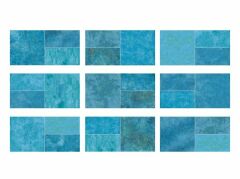 Serapool Patchwork Marin Serisi 33x66cm Porselen Karo