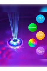 Aquativ RGB Led Işıklı Fıskiye
