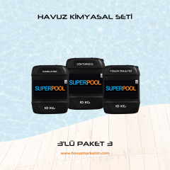 SPP Superpool 3'lü Havuz Temizlik Kimyasalı Paketi-3