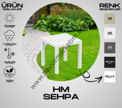 HM Mini Sehpa Beyaz