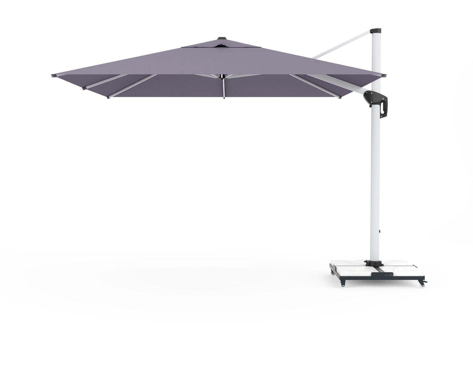 Esse İnox Gövdeli Yandan Kollu Bahçe Havuz Şemsiyesi - antrasit