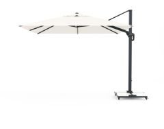 Esse Antrasit Gövdeli Yandan Kollu Bahçe Havuz Şemsiyesi - KREM