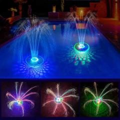 Aquativ Solar RGB Led Işıklı Fıskiye