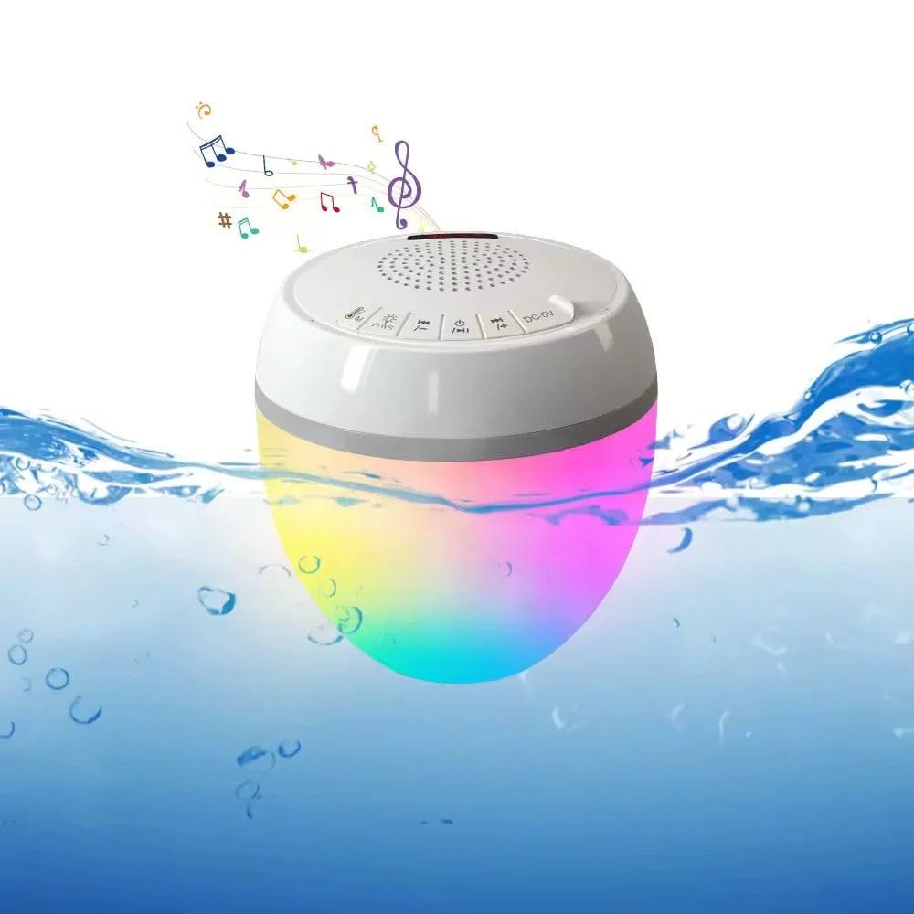 Aquativ RGB Su Geçirmez Yüzen Speaker ve Termometre