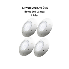 HM TND Beyaz Led Lamba 32 Watt Sıva Üstü 4 Adet - Havuz Aydınlatması