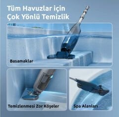 Aiper Pilot X1 El Tipi Havuz Süpürge