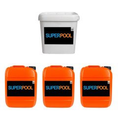 Set 2 - SPP Superpool 4'lü Havuz Bakım Kimyasal Seti 10 KG